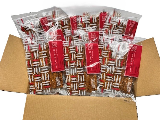 【まとめ買い商品】ぴり辛かりんとう　16枚　10袋入り